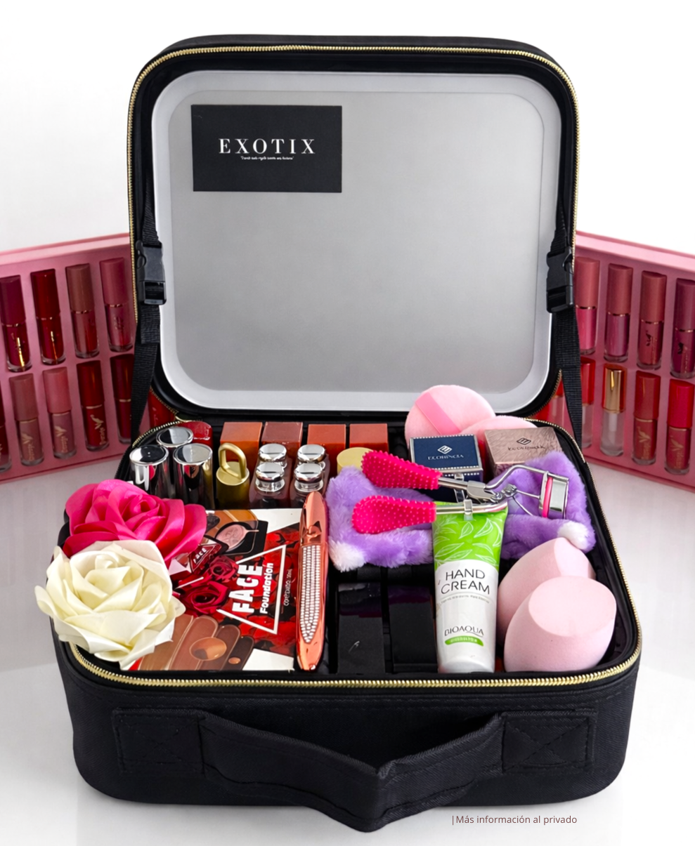 Maletin con Maquillaje LED